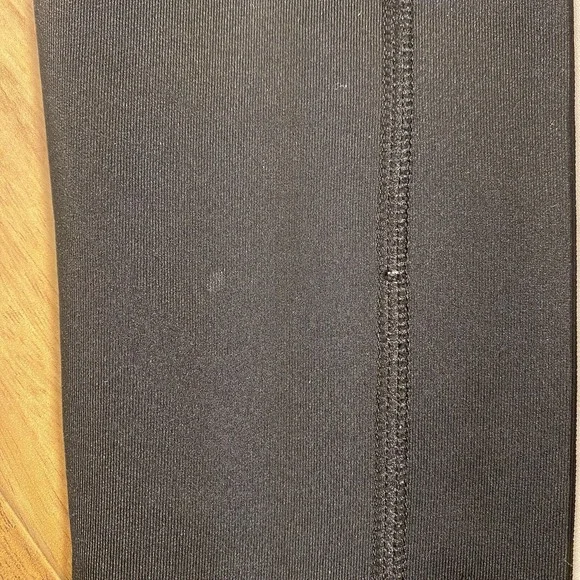 Adidas Climalite Leggings Side Pocket Women's Small Black White Stripe - Picture 8 of 11